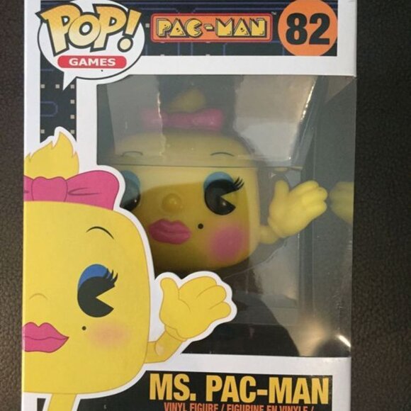 FUNKO POP-VIDEO GAMES SERIE-MS.PAC-MAN-#82 - Picture 1 of 1